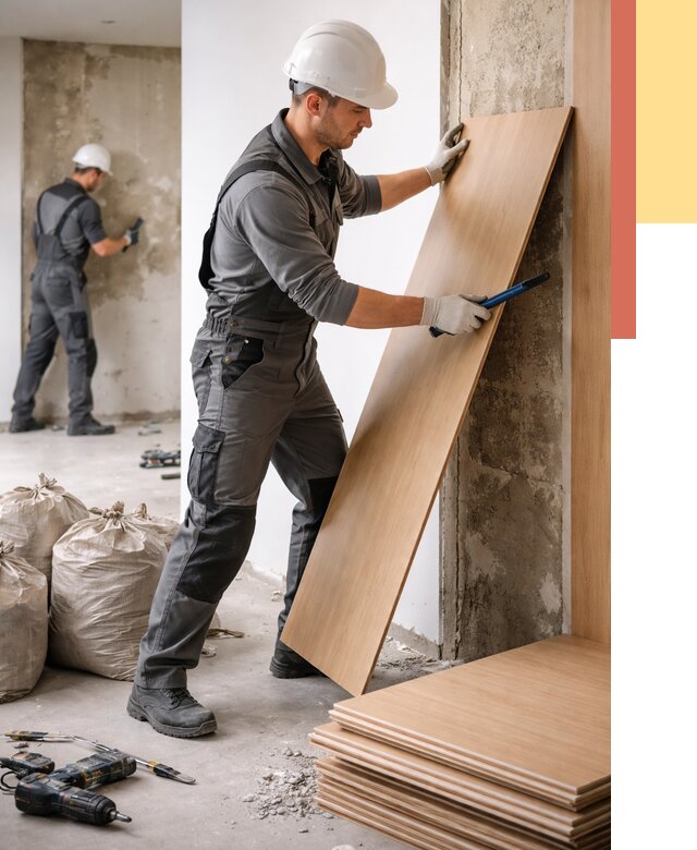 Демонтаж стеновых панелей в Рассказово от 3575 руб. за м² быстро и недорого | ОТДЕЛОЧНИК-Рсз