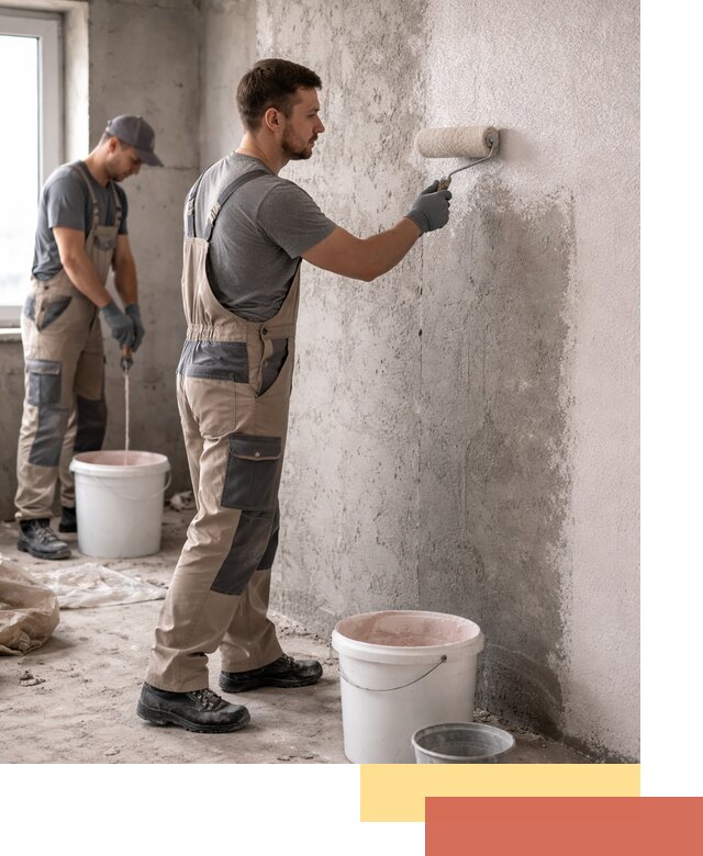 Нанесение бетоноконтакта на стены в Рассказово для последующей отделки