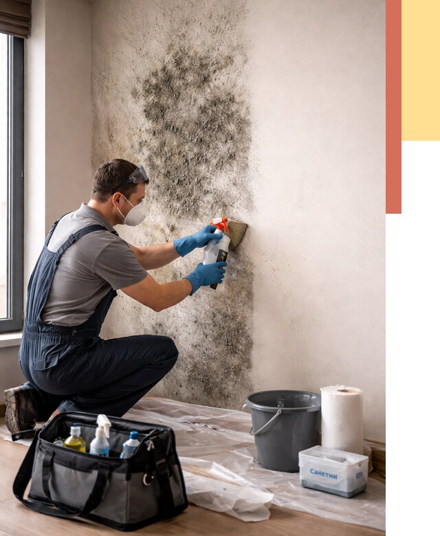 Удаление плесени со стен в Рассказово от 2196 руб. — быстро и недорого | ОТДЕЛОЧНИК-Рсз