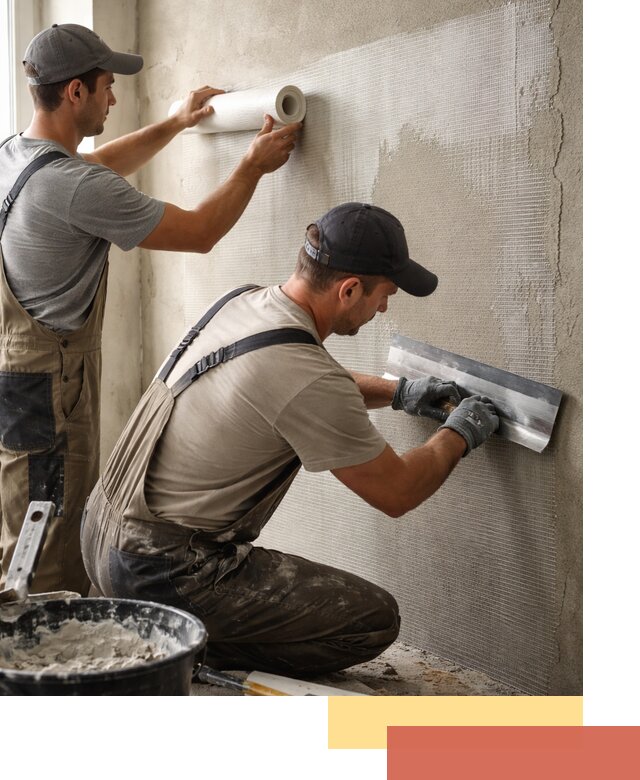 Армирование стен стеклосеткой в Рассказово для прочной отделки