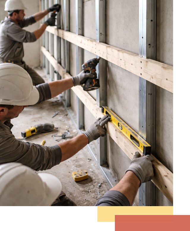 Устройство обрешетки под панели в Рассказово