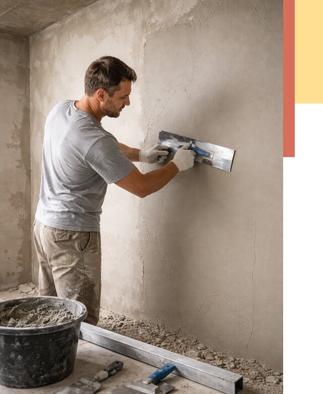 Штукатурка стен без маяков в Рассказово от 7355 руб/м2 — услуги и цена | ОТДЕЛОЧНИК-Рсз