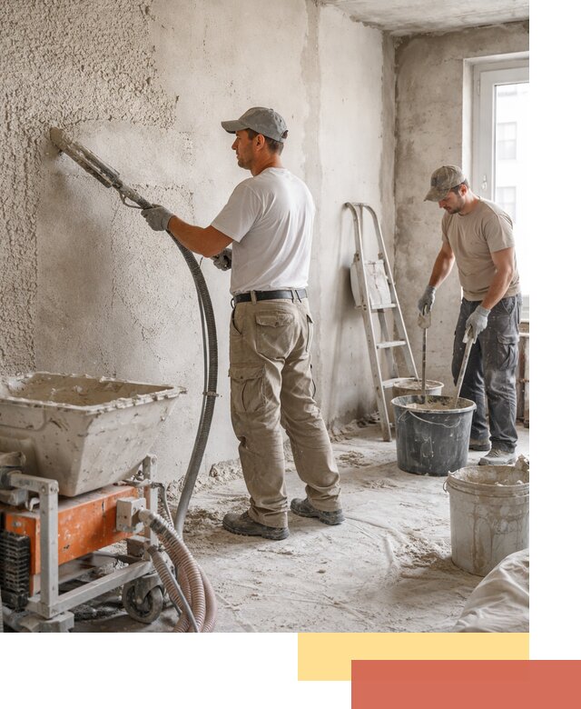 Машинная штукатурка стен в Рассказово — быстро и качественно