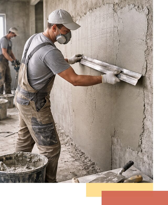 Штукатурка бетонных стен в Рассказово качественно и долговечно