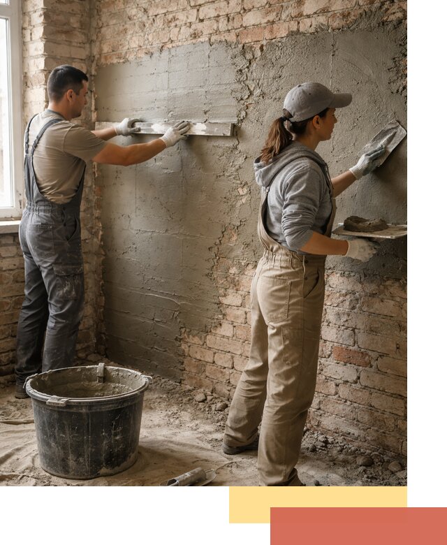 Штукатурка кирпичных стен в Рассказово — качественно и надежно