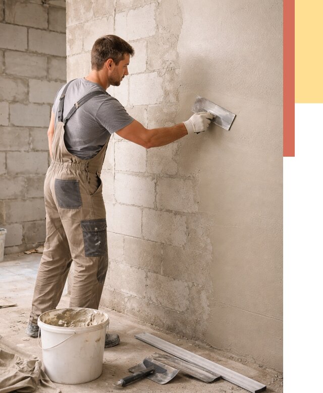 Штукатурка стен из газобетона в Рассказово от 2145 руб./м2 — быстро и недорого | ОТДЕЛОЧНИК-Рсз