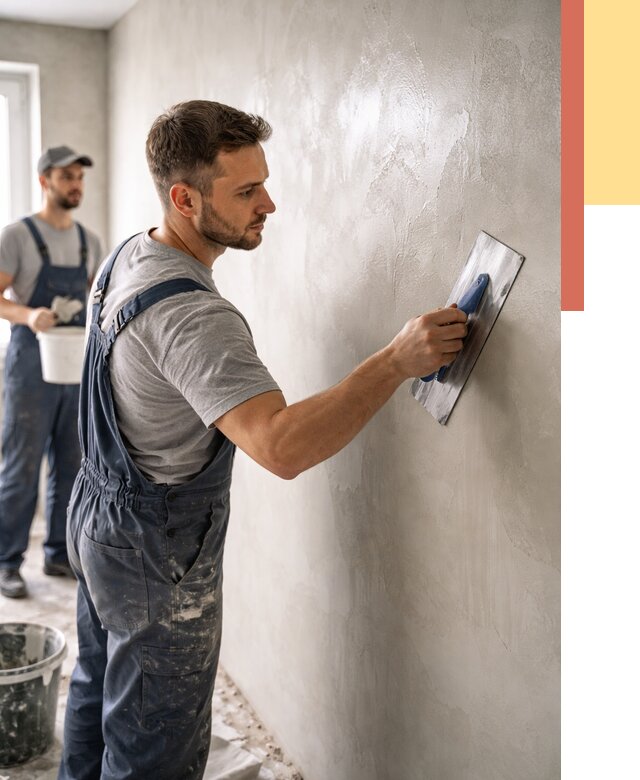 Глянцевание штукатурки стен в Рассказово от 7661 руб. — услуги и затирка | ОТДЕЛОЧНИК-Рсз