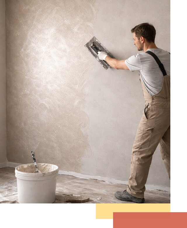 Декоративная штукатурка «Мокрый шелк» под ключ в Рассказово