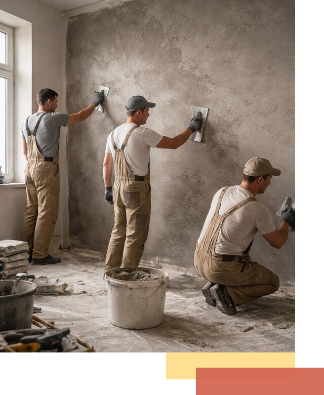 Декоративная штукатурка под бетон в Рассказово для стен и потолков