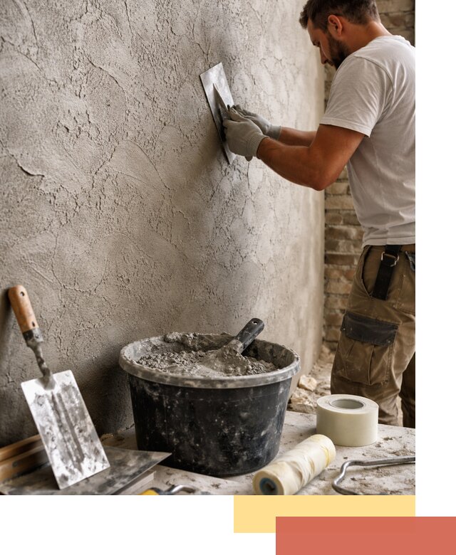 Декоративная штукатурка лофт в Рассказово — отделка стен и потолков