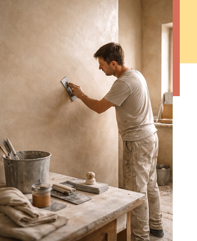 Марокканская штукатурка таделакт в Рассказово под ключ от 4290 руб. | ОТДЕЛОЧНИК-Рсз