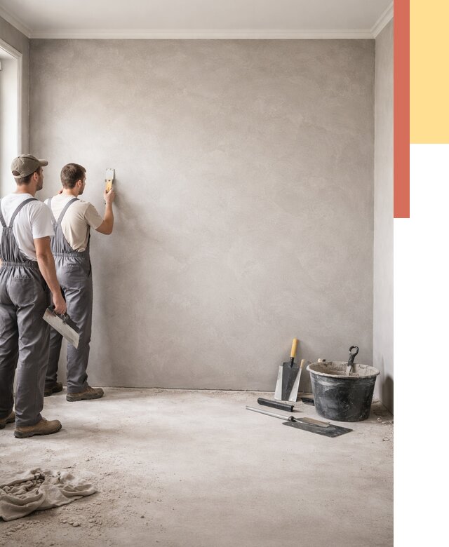 Микробетон на стены в Рассказово от 1277 руб. — нанесение и отделка | ОТДЕЛОЧНИК-Рсз