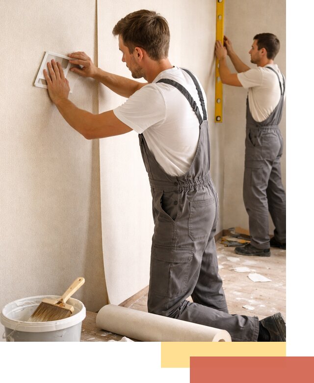 Поклейка бумажных обоев в Рассказово качественно и недорого