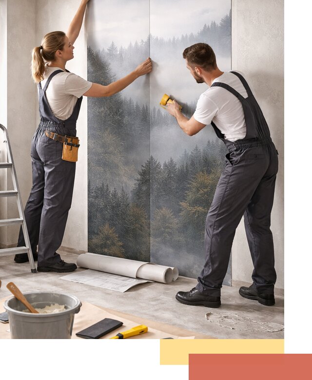 Поклейка фотообоев профессионально в Рассказово под ключ