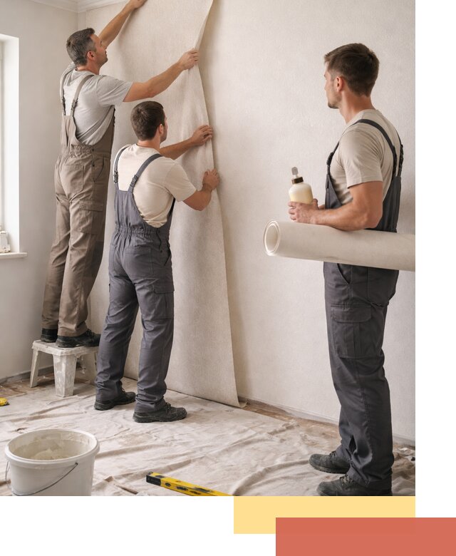 Оклейка стен обоями в Рассказово — качественно и профессионально