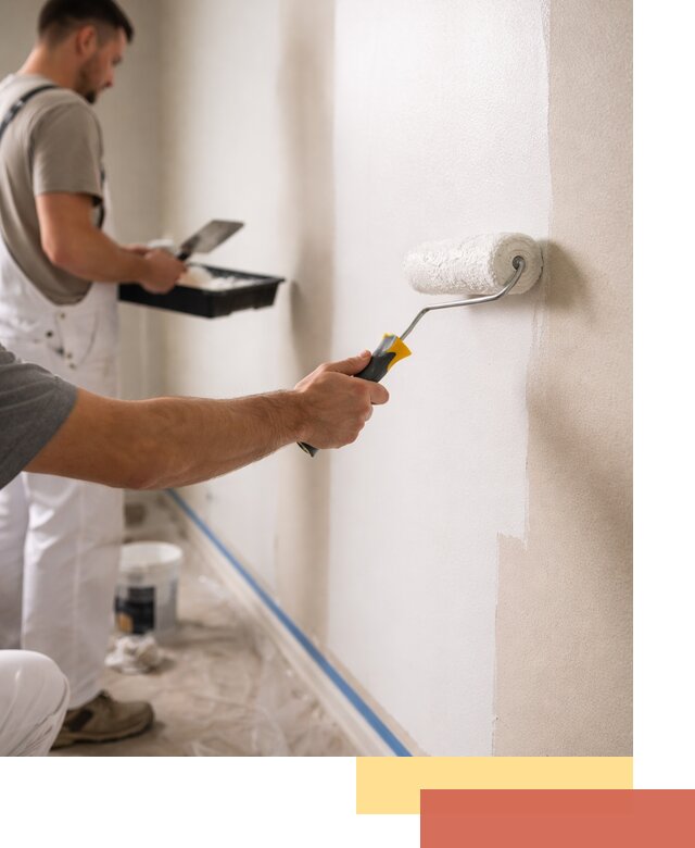 Покраска стен акриловой краской профессионально в Рассказово