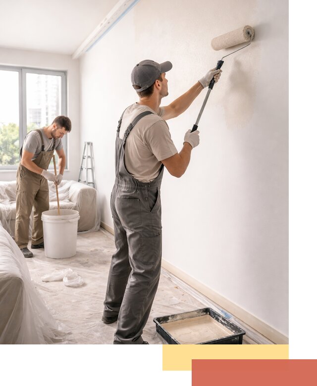 Покраска стен в офисе в Рассказово — быстрый и качественный ремонт