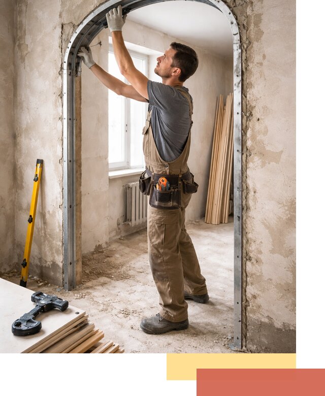 Устройство арочного проема в Рассказово под ключ