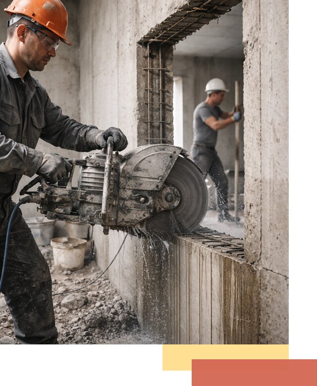 Алмазная резка проемов в Рассказово быстро и точно