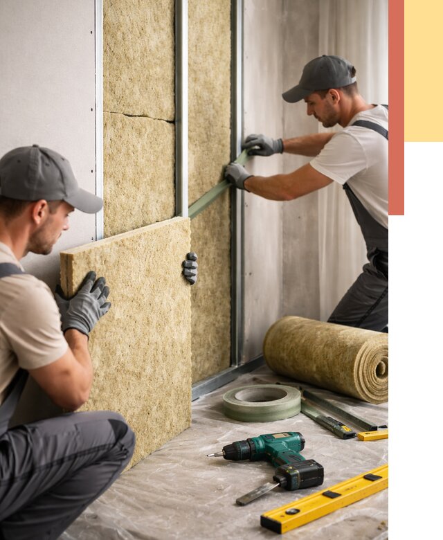 Шумоизоляция стен в Рассказово под ключ от 1890 руб. | ОТДЕЛОЧНИК-Рсз