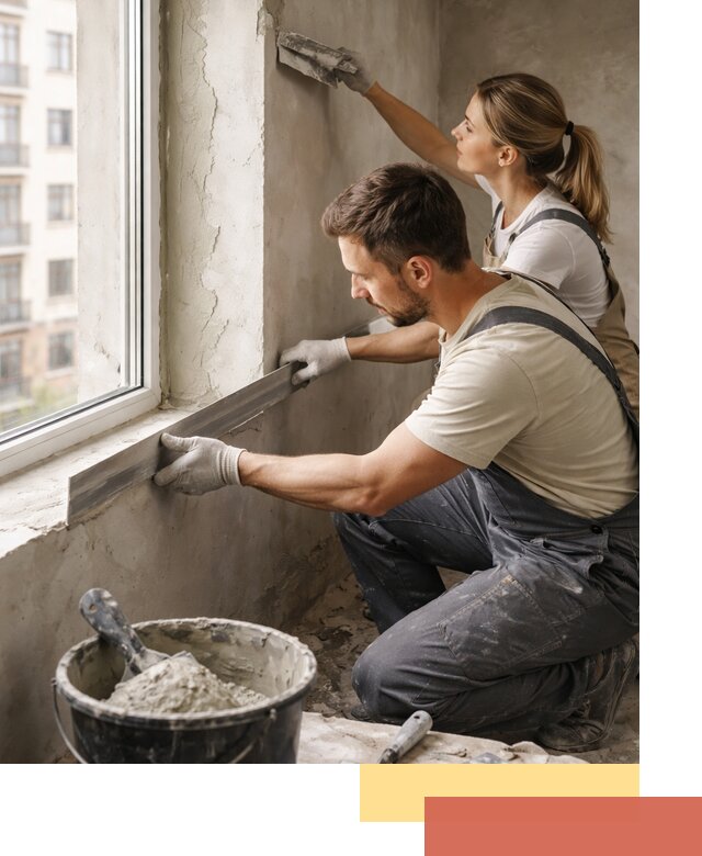 Штукатурка откосов дверей и окон профессионально в Рассказово