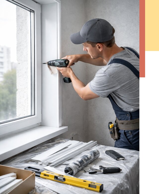 Установка пластиковых откосов в Рассказово от 2298 руб. | ОТДЕЛОЧНИК-Рсз монтаж, быстро и недорого