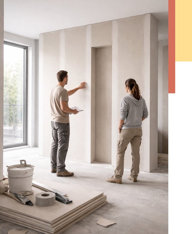 Зонирующая перегородка из гипсокартона в Рассказово от 2860 руб. под ключ | ОТДЕЛОЧНИК-Рсз