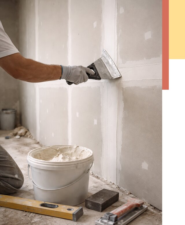 Шпаклевка перегородок из гипсокартона в Рассказово от 2554 руб. — услуги ОТДЕЛОЧНИК-Рсз