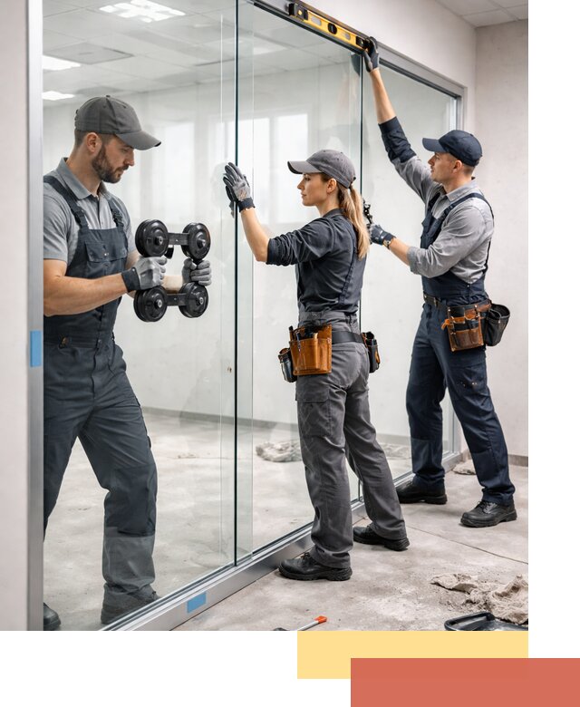 Профессиональный монтаж стеклянных перегородок в Рассказово