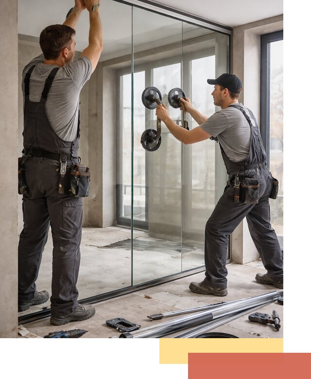 Цельностеклянные перегородки под ключ в Рассказово