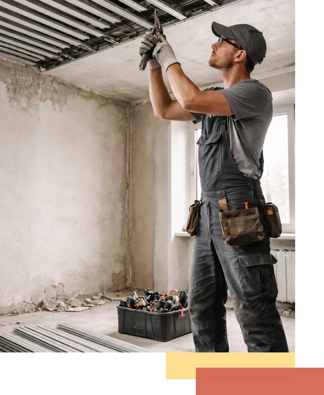 Демонтаж реечного потолка в Рассказово быстро и аккуратно