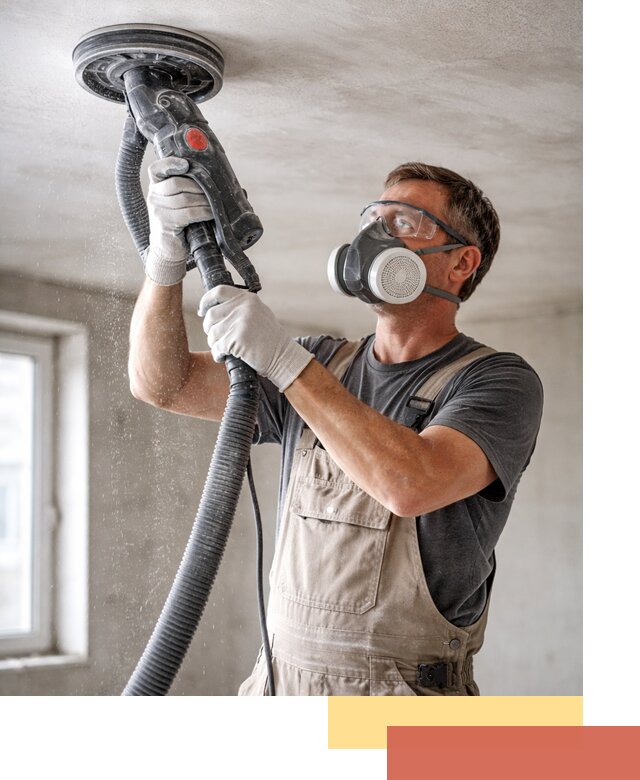 Шлифовка потолка в Рассказово — качественная подготовка под отделку