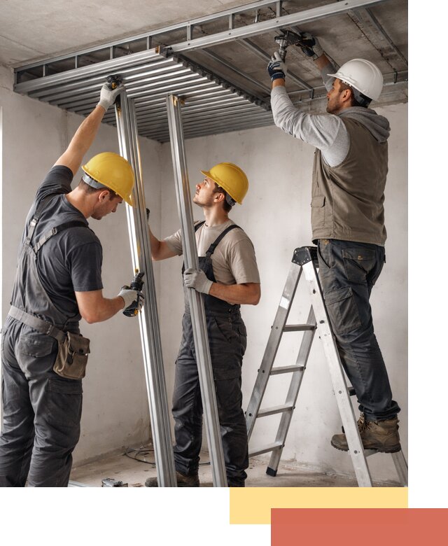 Монтаж реечного потолка под ключ в Рассказово