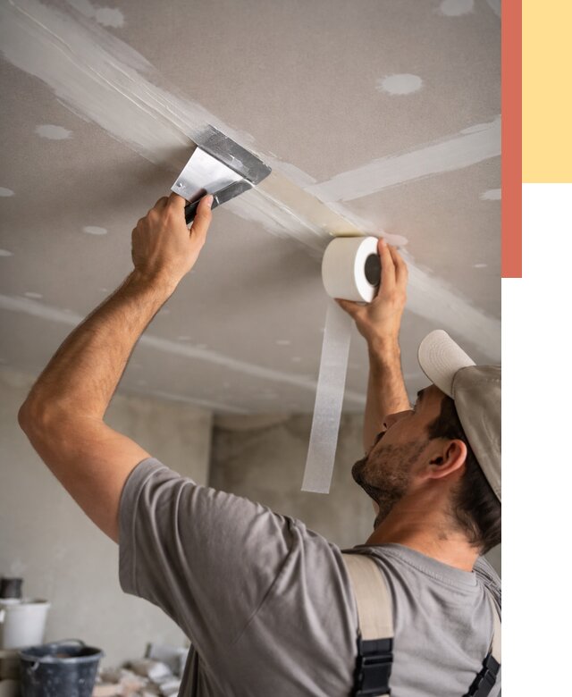 Обработка швов потолка ГКЛ в Рассказово от 7661 руб. под ключ | ОТДЕЛОЧНИК-Рсз