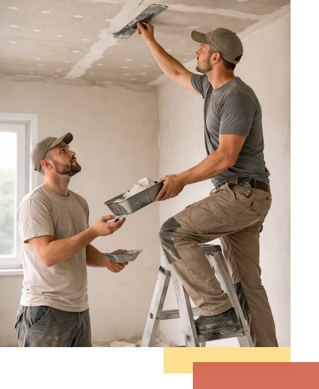 Шпаклевка потолка из гипсокартона в Рассказово качественно и быстро