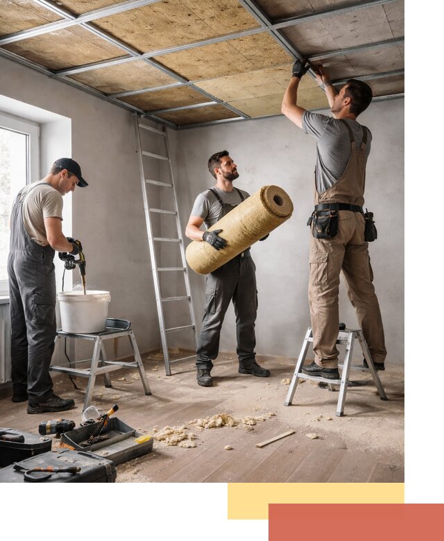 Шумоизоляция потолка в Рассказово: профессиональный монтаж и отделка